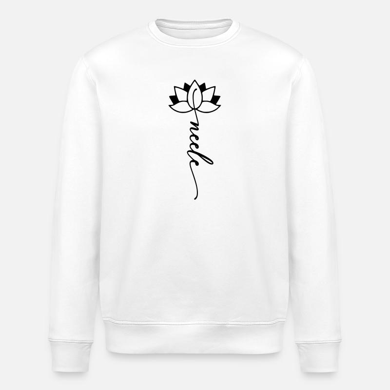 Neele Nom Fleur Police - Sweat bio ROLLER Stanley/Stella Unisexe - blanc