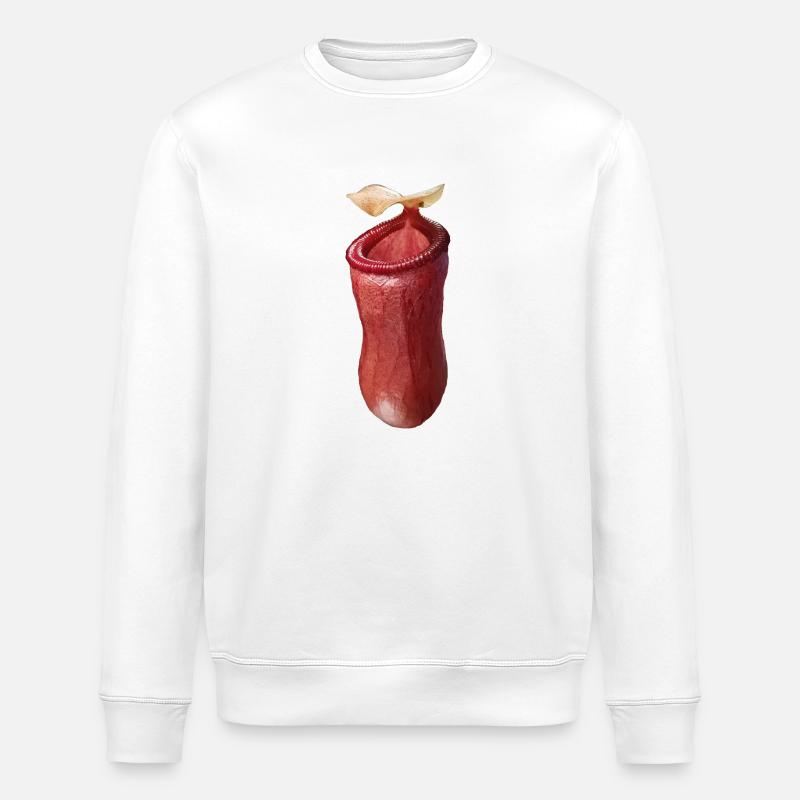 Nepenthes ventricosa - Stanley/Stella Unisex Bio-Sweatshirt ROLLER - Weiß