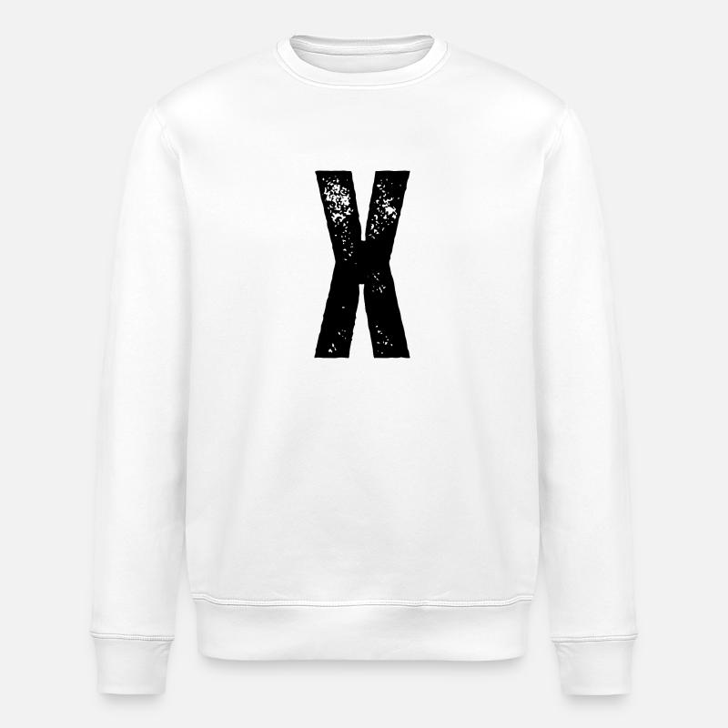 X - Stanley/Stella ROLLER Unisex Organic Sweatshirt - white