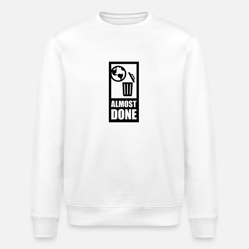 almost done - Stanley/Stella Unisex Bio-Sweatshirt ROLLER - Weiß