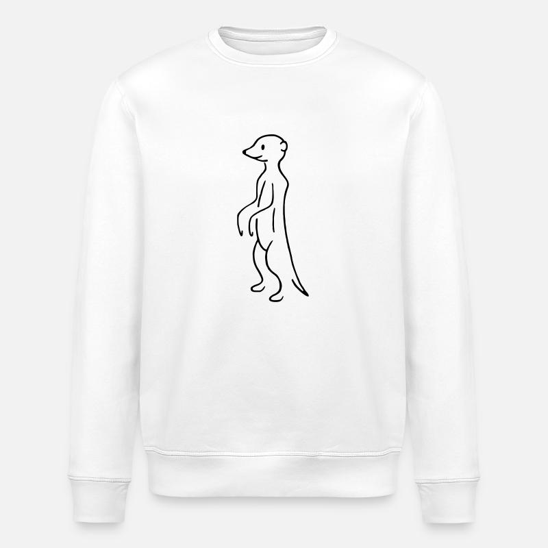 Erdmaennchen - Stanley/Stella ROLLER Unisex Organic Sweatshirt - white