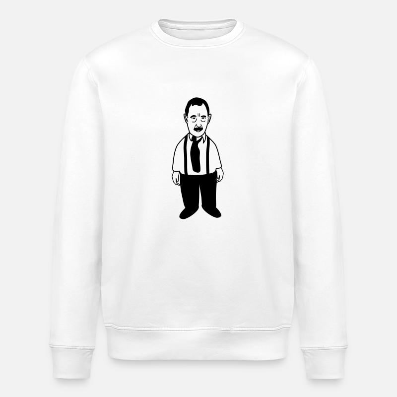 Alfred - Stanley/Stella Unisex Bio-Sweatshirt ROLLER - Weiß