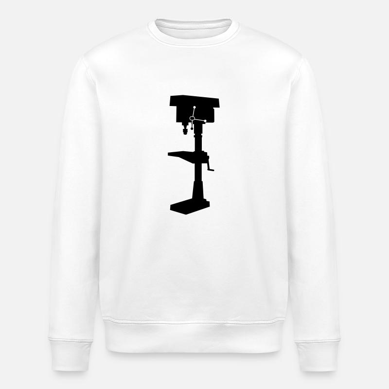 perceuse à colonne - Sweat bio ROLLER Stanley/Stella Unisexe - blanc