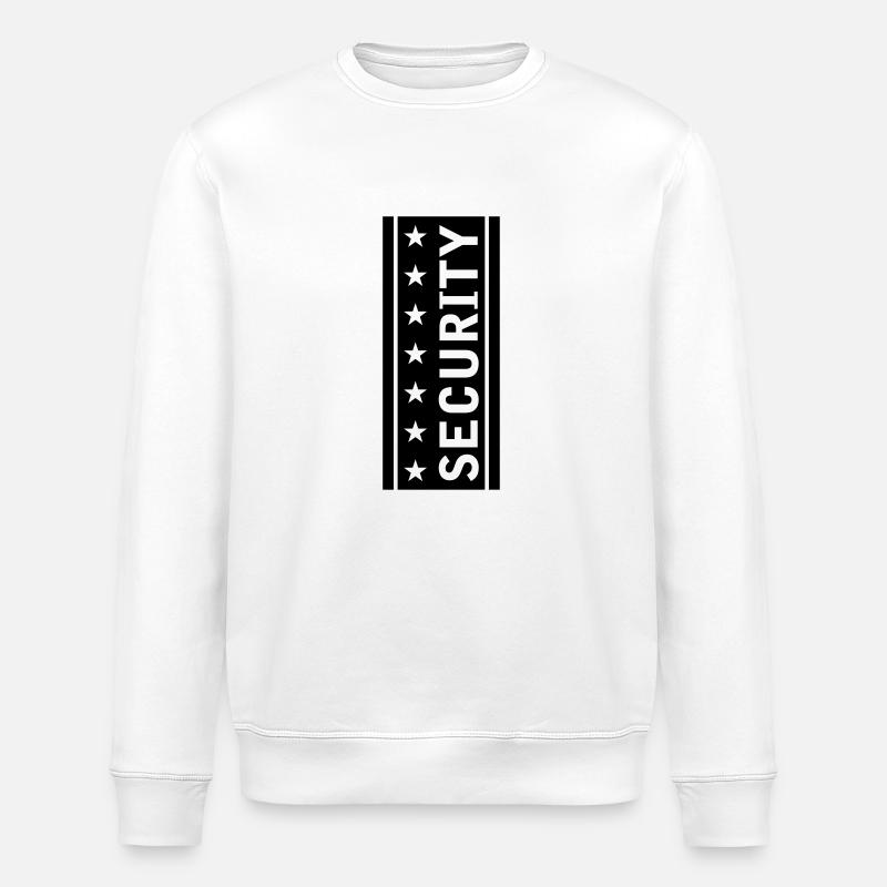 Stars Security Logo - Stanley/Stella Unisex Bio-Sweatshirt ROLLER - Weiß
