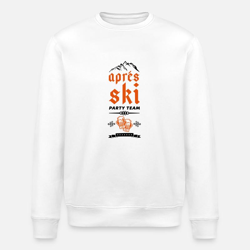 apres ski team beer - Stanley/Stella Unisex Bio-Sweatshirt ROLLER - Weiß
