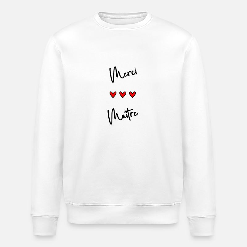 MASTER. MASTER - Stanley/Stella ROLLER Unisex Organic Sweatshirt - white