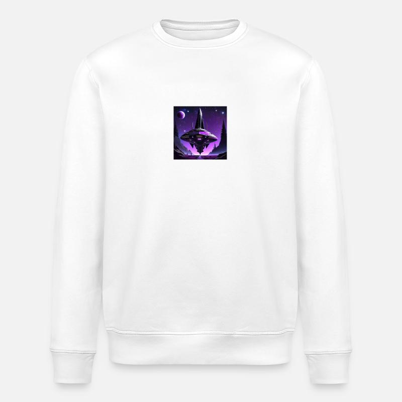 UFO - Stanley/Stella Unisex Bio-Sweatshirt ROLLER - Weiß