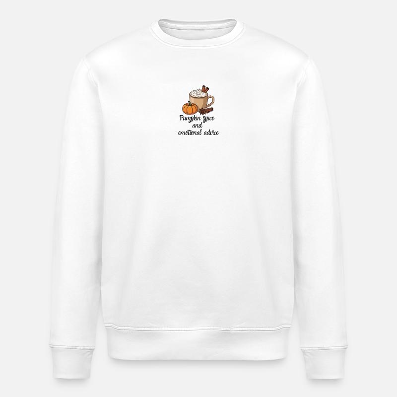 Conseils sur la citrouille - Sweat bio ROLLER Stanley/Stella Unisexe - blanc