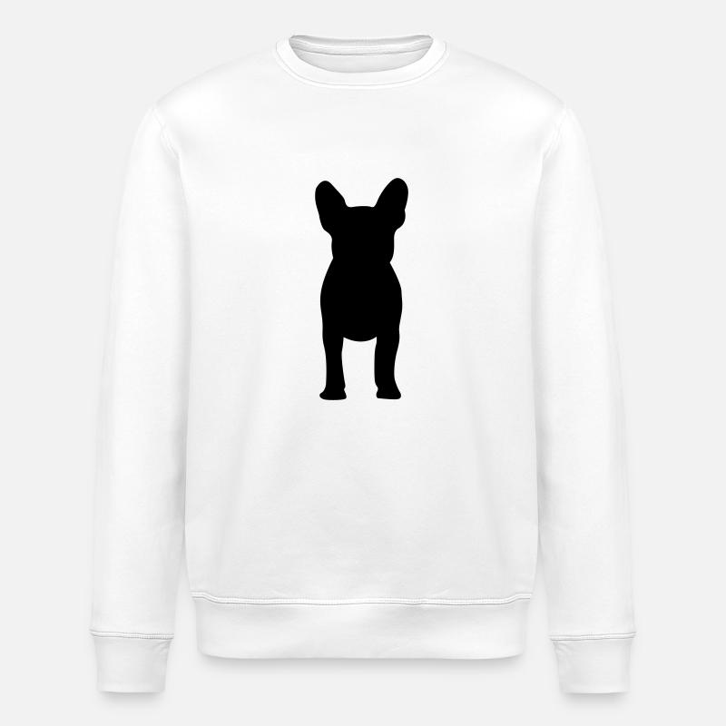 Bouledogue français - Sweat bio ROLLER Stanley/Stella Unisexe - blanc