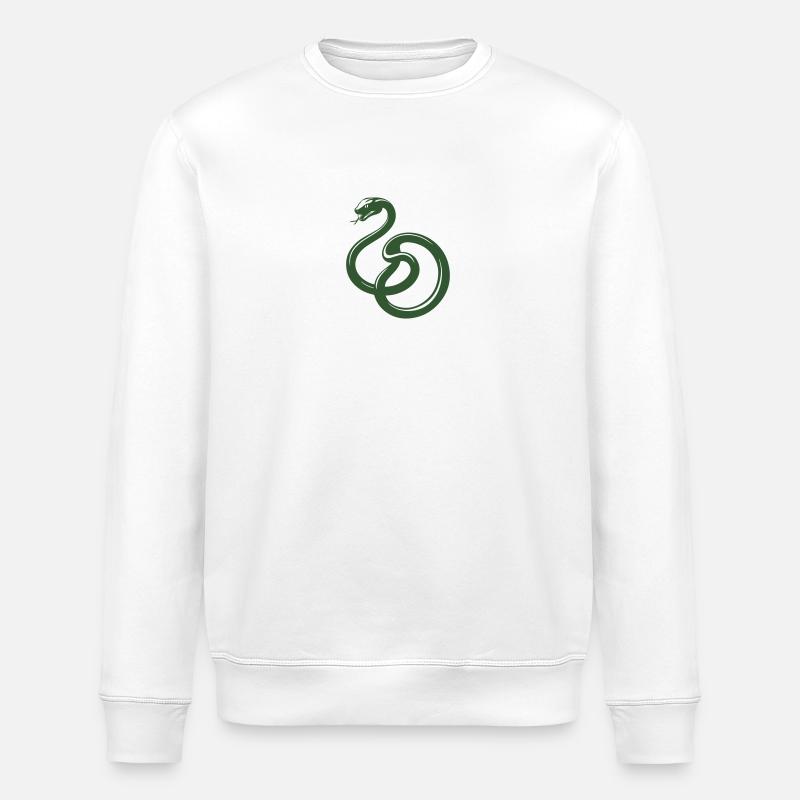 Logo du serpent - Sweat bio ROLLER Stanley/Stella Unisexe - blanc