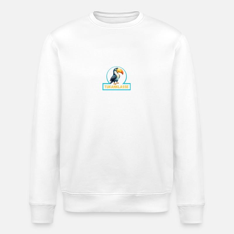 Toucan Class Class Toucan - Stanley/Stella ROLLER Unisex Organic Sweatshirt - white