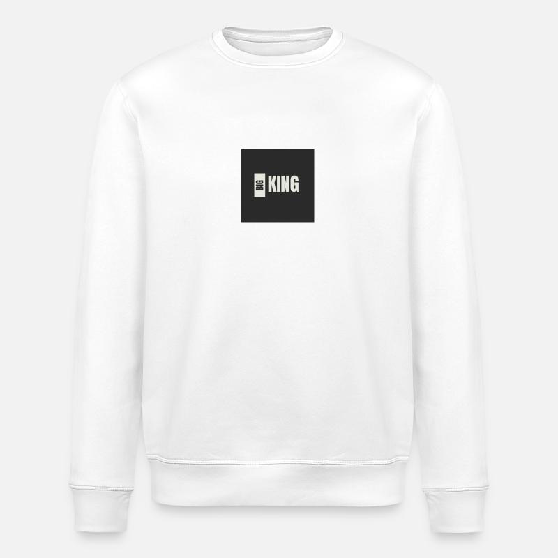 BIG KING - Stanley/Stella Unisex Bio-Sweatshirt ROLLER - Weiß