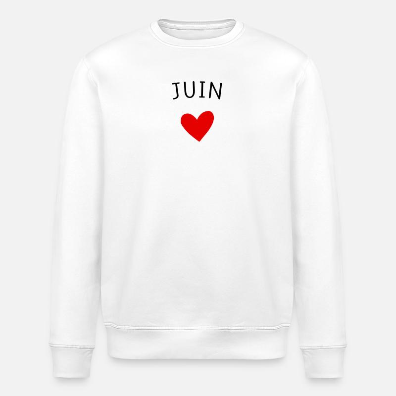Future maman Juin – Bébé en route ❤️ - Sweat bio ROLLER Stanley/Stella Unisexe - blanc