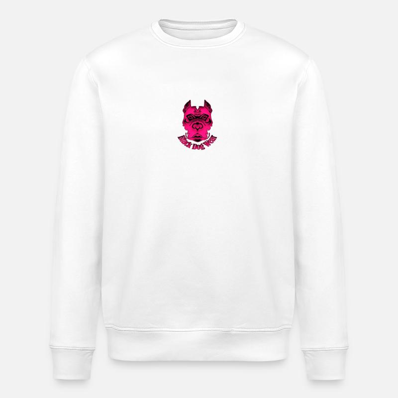 BlackDog Logo 2 - Stanley/Stella Unisex Bio-Sweatshirt ROLLER - Weiß