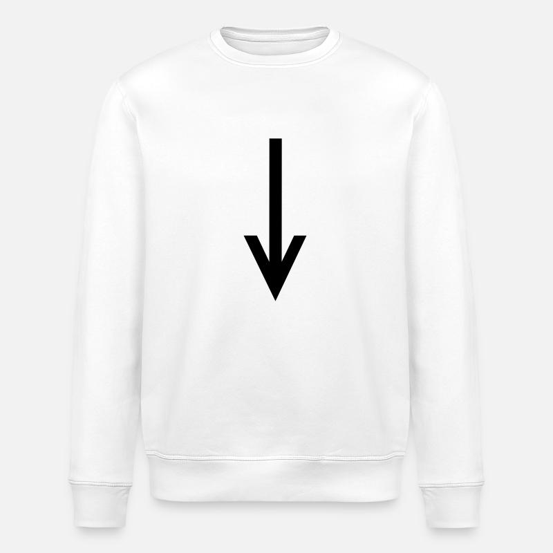 Pfeil - Stanley/Stella Unisex Bio-Sweatshirt ROLLER - Weiß
