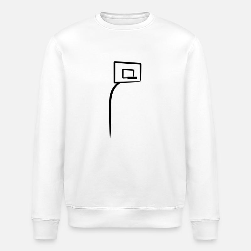 Basketball Dunk - Sweat bio ROLLER Stanley/Stella Unisexe - blanc