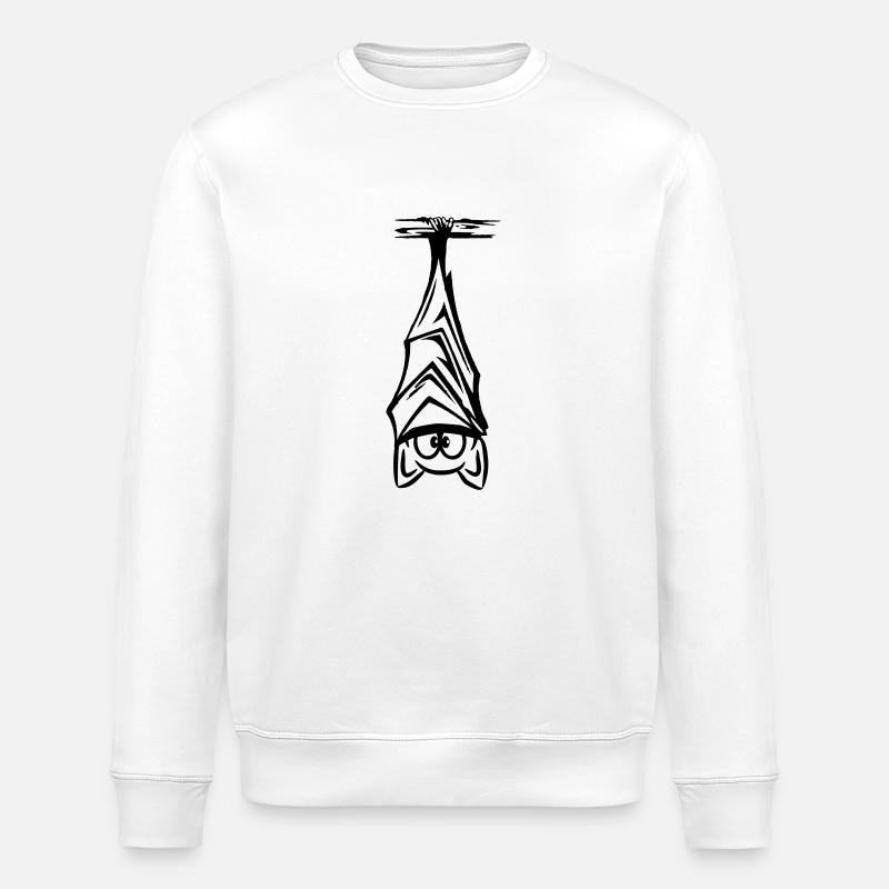 Pendaison de bat - Sweat bio ROLLER Stanley/Stella Unisexe - blanc