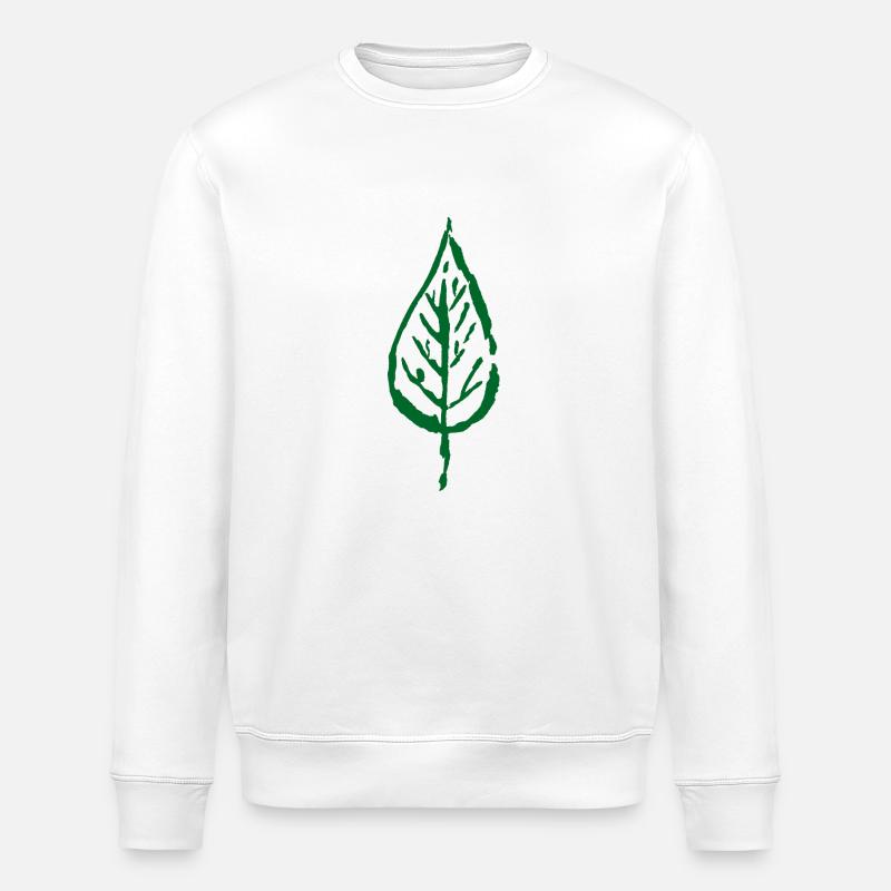 Blatt - Stanley/Stella Unisex Bio-Sweatshirt ROLLER - Weiß