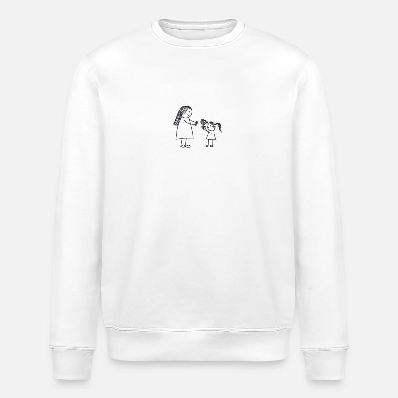 Mère et fille - Sweat bio ROLLER Stanley/Stella Unisexe - blanc