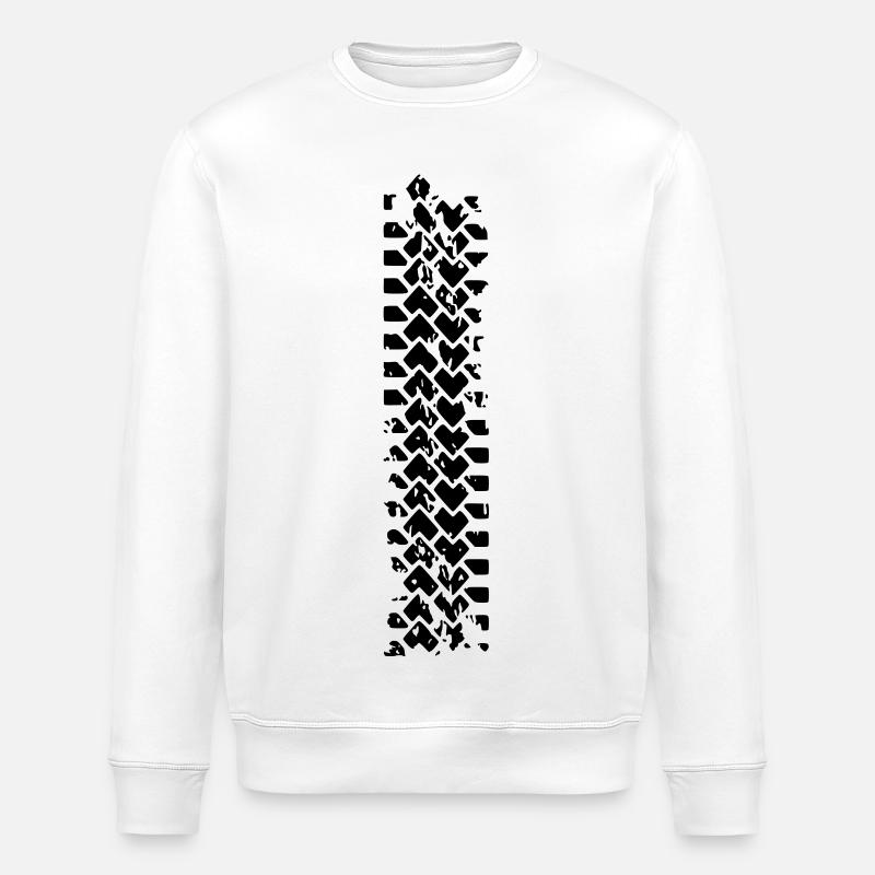 Burn to be wild 1 - Stanley/Stella ROLLER Unisex Organic Sweatshirt - white