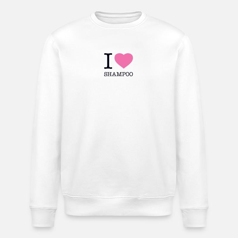 J’ADORE LE SHAMPOOING - Sweat bio ROLLER Stanley/Stella Unisexe - blanc