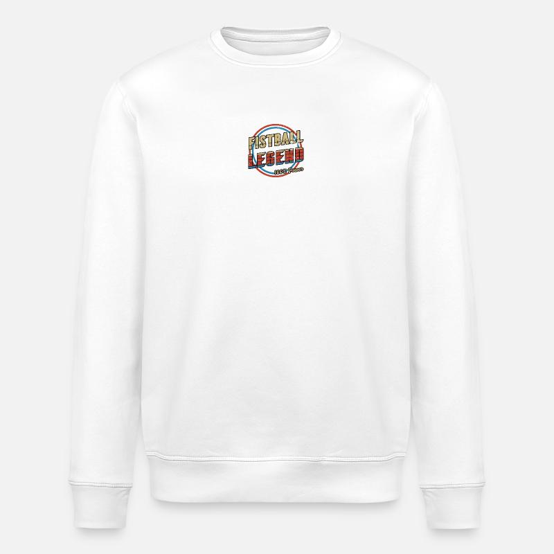 Faustball Legende - Stanley/Stella Unisex Bio-Sweatshirt ROLLER - Weiß