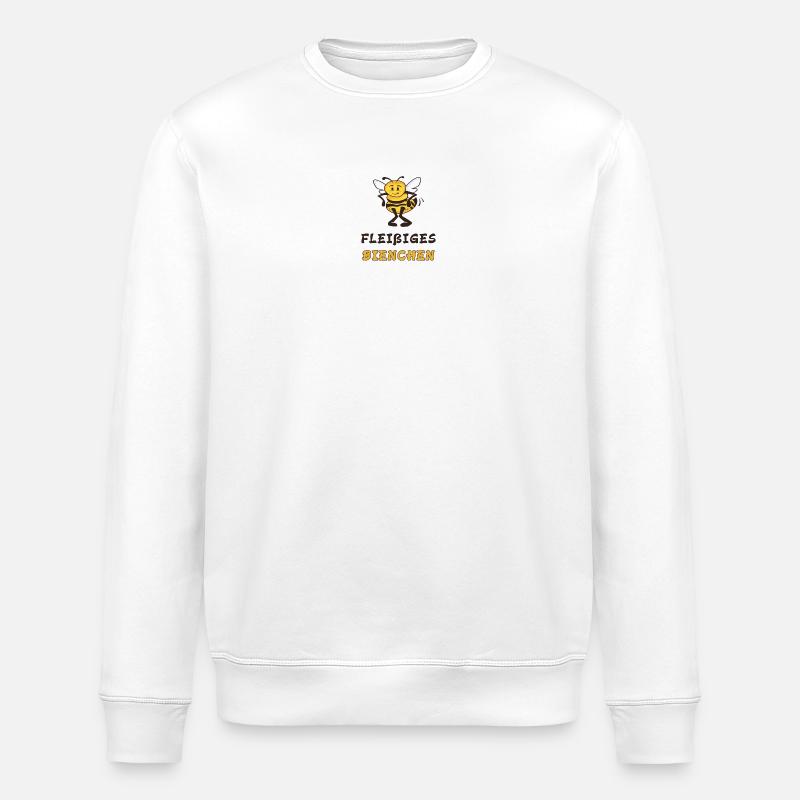 Fleißiges Bienchen - Stanley/Stella Unisex Bio-Sweatshirt ROLLER - Weiß