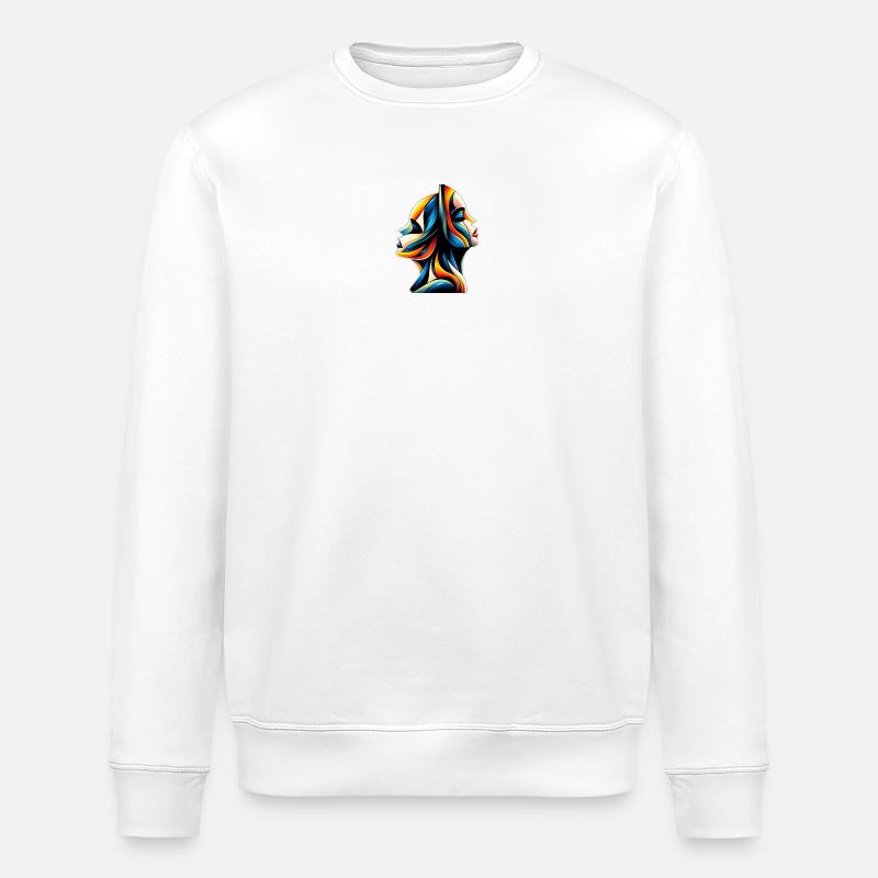 Kunstfigur - Stanley/Stella Unisex Bio-Sweatshirt ROLLER - Weiß