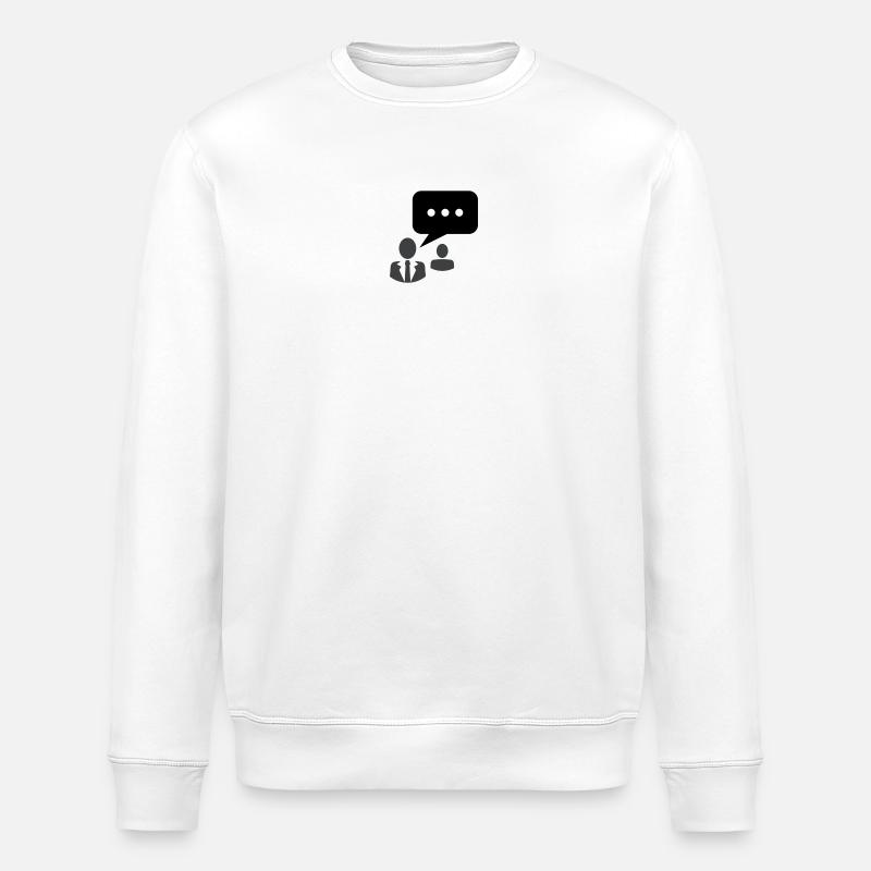 Community Comunication - Stanley/Stella ROLLER Unisex Organic Sweatshirt - white