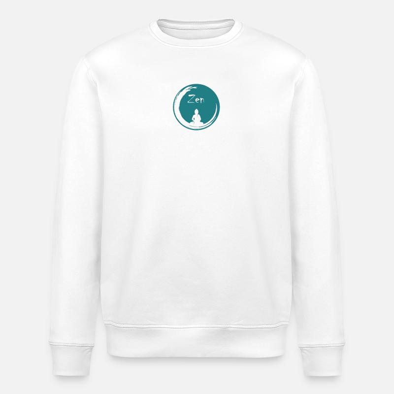 Zen-Blase - Stanley/Stella Unisex Bio-Sweatshirt ROLLER - Weiß