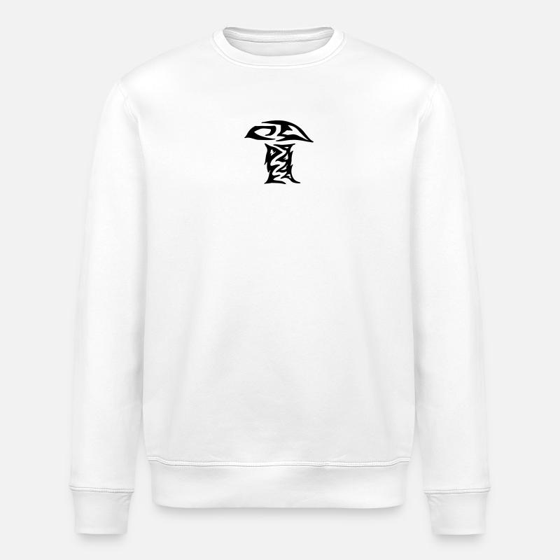 Champignon Tribal Champignon Tribal simple - Sweat bio ROLLER Stanley/Stella Unisexe - blanc