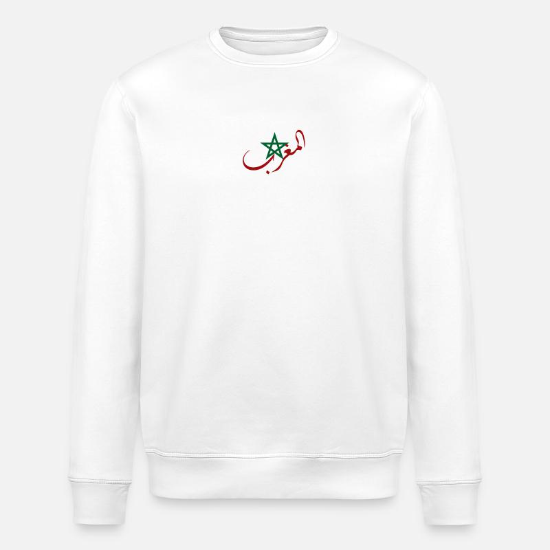 Le maroc - Sweat bio ROLLER Stanley/Stella Unisexe - blanc