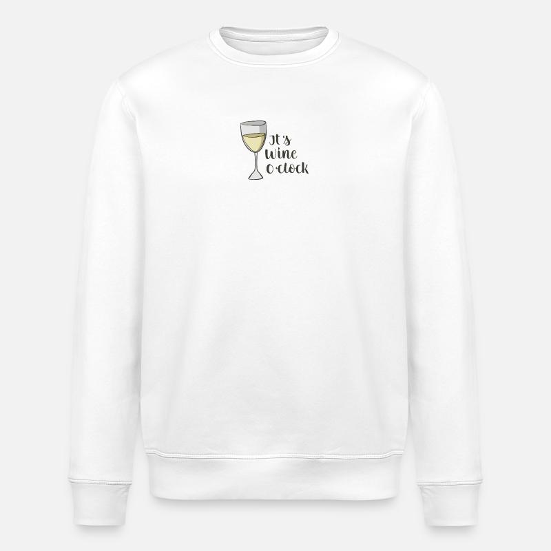 Wein - Stanley/Stella Unisex Bio-Sweatshirt ROLLER - Weiß