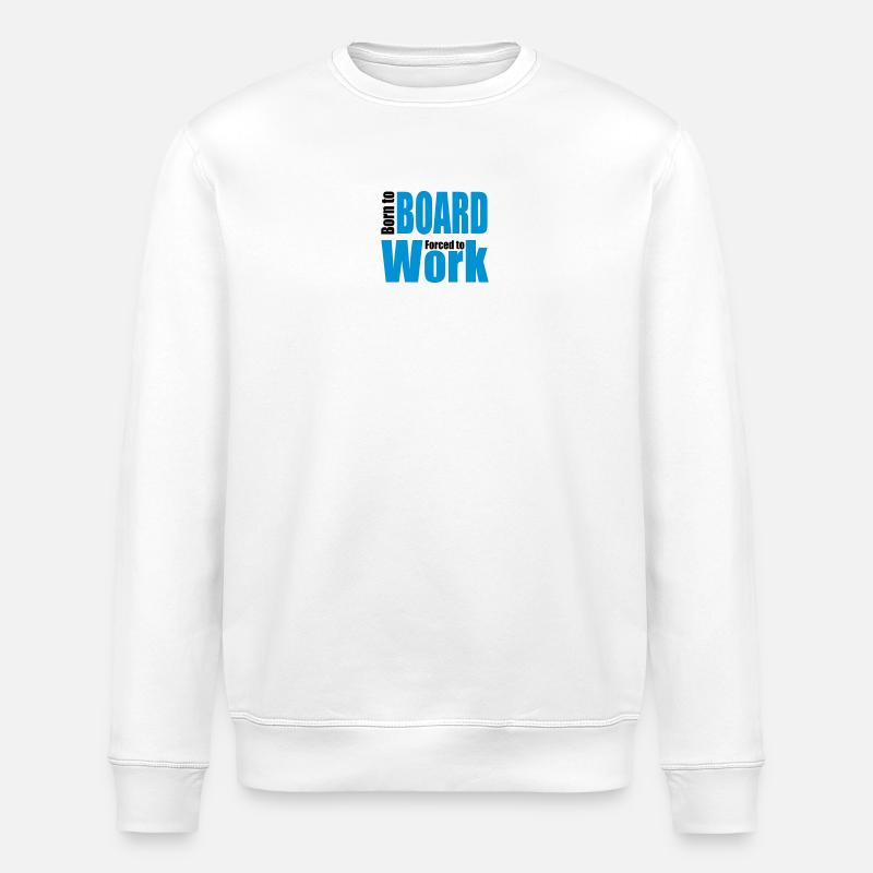 Snowboard - Stanley/Stella Unisex Bio-Sweatshirt ROLLER - Weiß