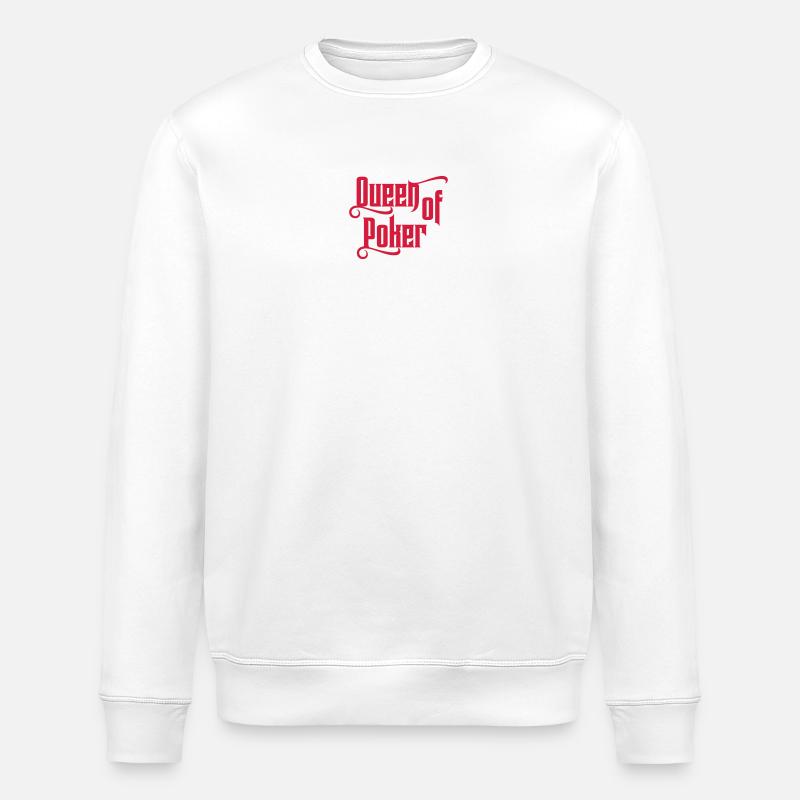 Poker - Stanley/Stella Unisex Bio-Sweatshirt ROLLER - Weiß