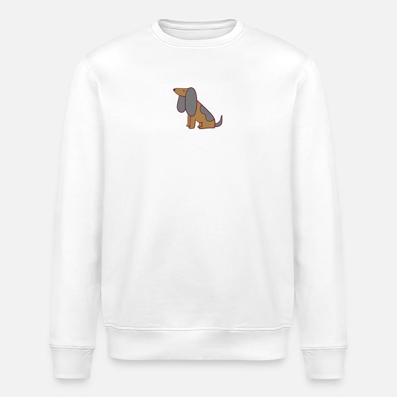 Chien - Sweat bio ROLLER Stanley/Stella Unisexe - blanc