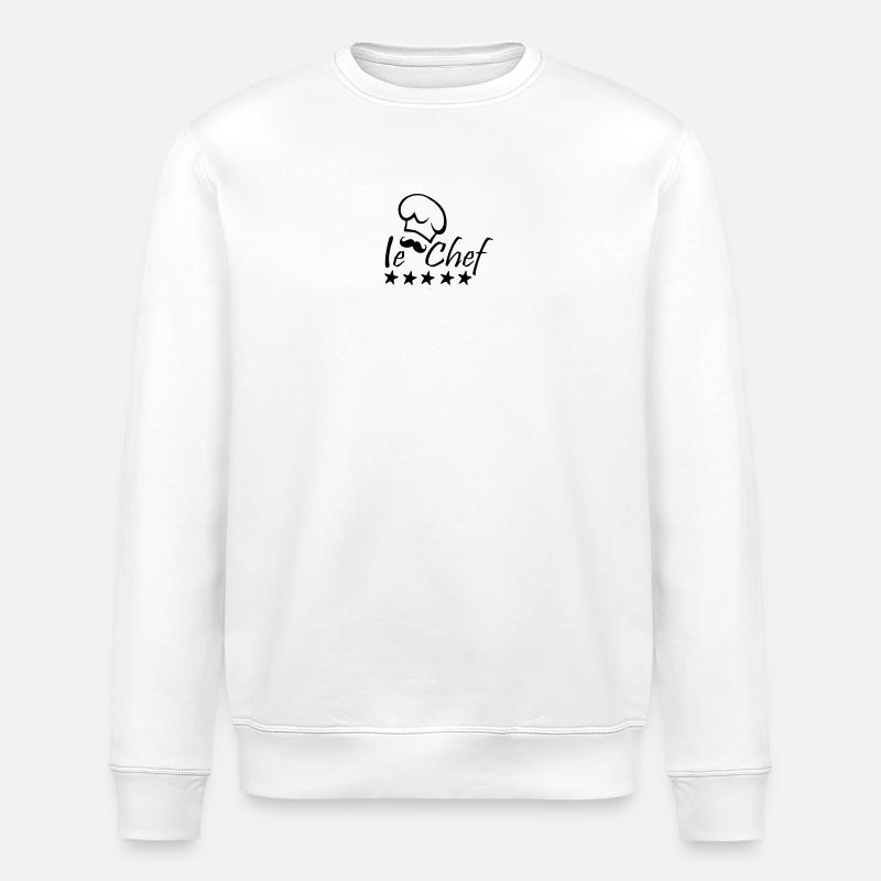 Le Chef - Stanley/Stella ROLLER Unisex Organic Sweatshirt - white