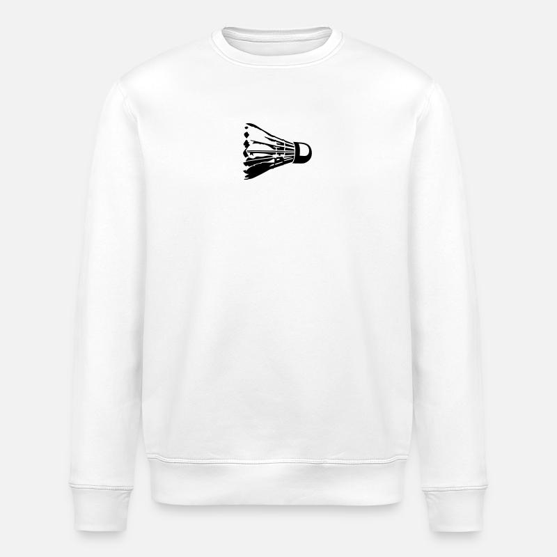 badminton - Sweat bio ROLLER Stanley/Stella Unisexe - blanc