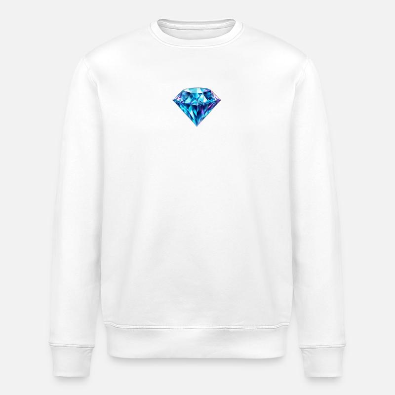 Diamant - Stanley/Stella Unisex Bio-Sweatshirt ROLLER - Weiß