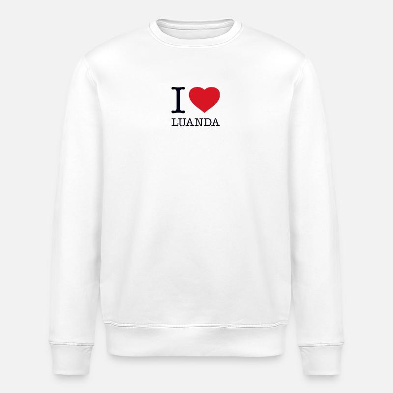 J’ADORE LUANDA - Sweat bio ROLLER Stanley/Stella Unisexe - blanc