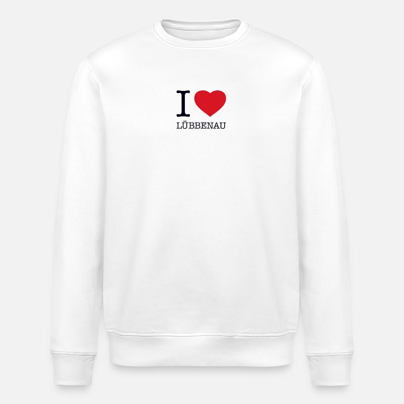 J’ADORE LÜBBENAU - Sweat bio ROLLER Stanley/Stella Unisexe - blanc