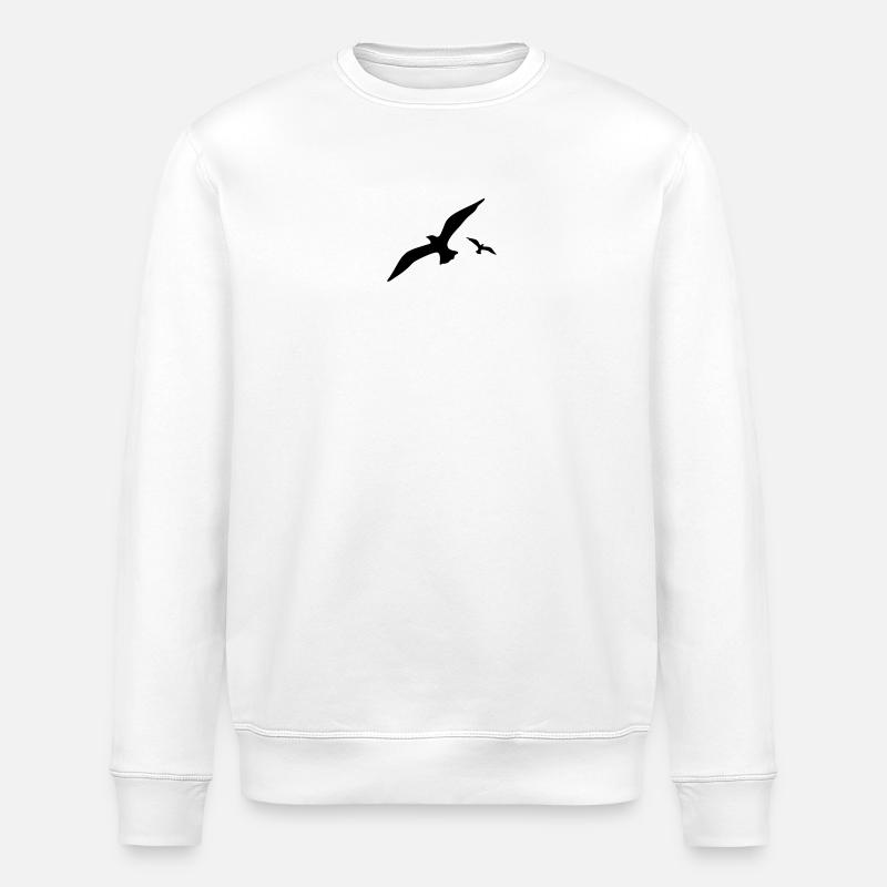 mouette - Sweat bio ROLLER Stanley/Stella Unisexe - blanc