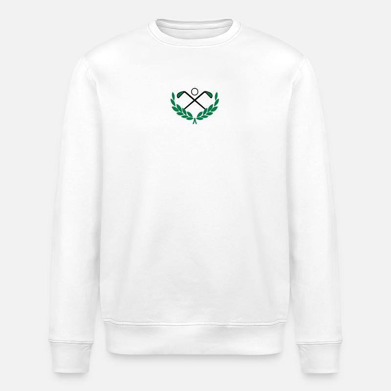 Golf Logo - Stanley/Stella Unisex Bio-Sweatshirt ROLLER - Weiß
