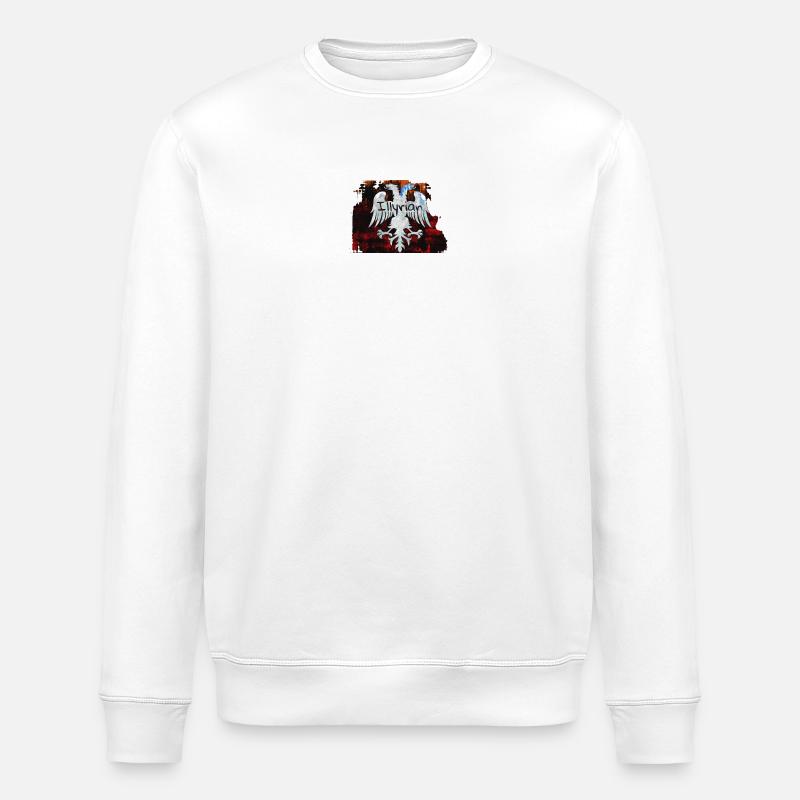 Illyrian-Albanien - Stanley/Stella Unisex Bio-Sweatshirt ROLLER - Weiß