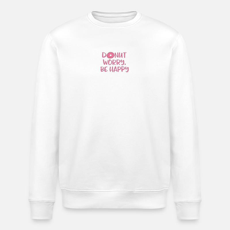 Donut worry - Sweat bio ROLLER Stanley/Stella Unisexe - blanc