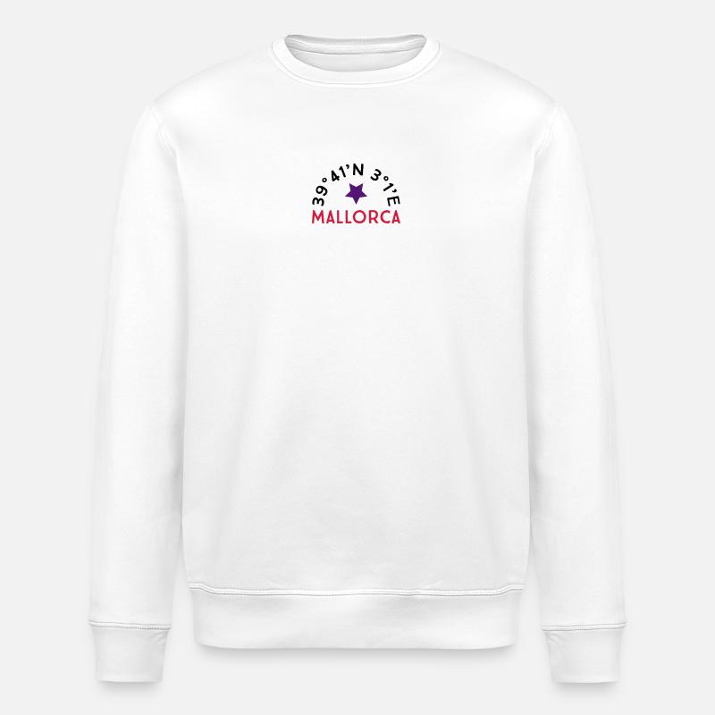 Mallorca - Stanley/Stella Unisex Bio-Sweatshirt ROLLER - Weiß