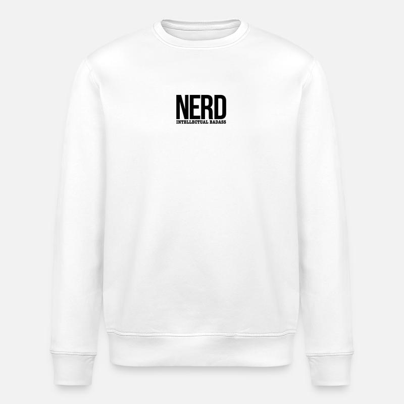 nerd - Stanley/Stella Unisex Bio-Sweatshirt ROLLER - Weiß