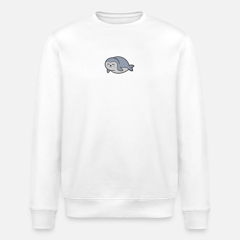 Sceau d’étanchéité - Sweat bio ROLLER Stanley/Stella Unisexe - blanc
