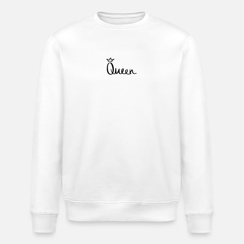 Queen - Stanley/Stella Unisex Bio-Sweatshirt ROLLER - Weiß