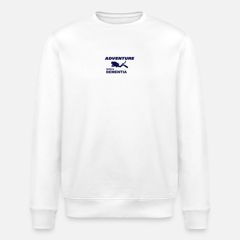 AVENTURE DE PLONGÉE - Sweat bio ROLLER Stanley/Stella Unisexe - blanc